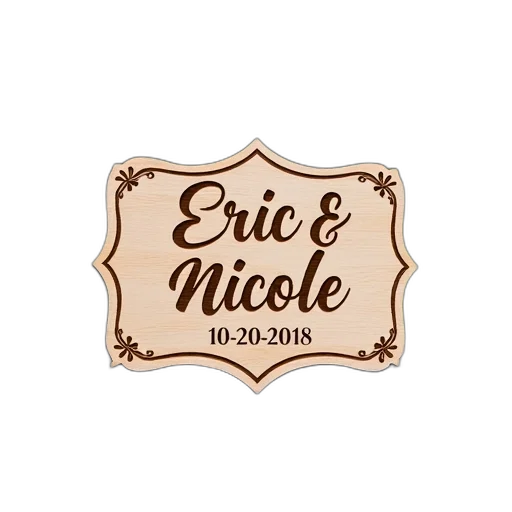 earth tones, wooden, sign, names transparent PNG cut-out