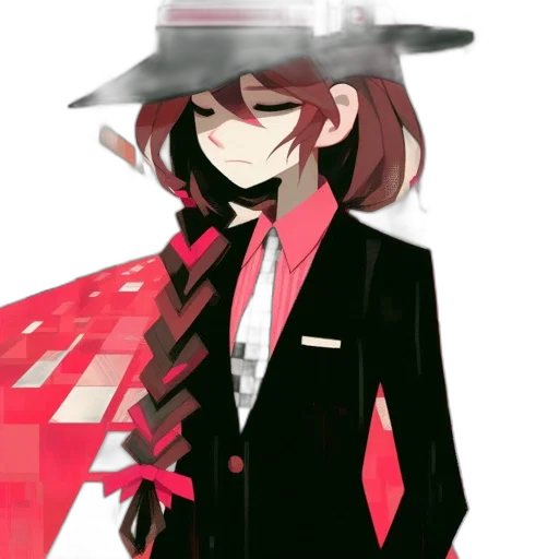 hat, jacket, staff, mask transparent PNG cut-out