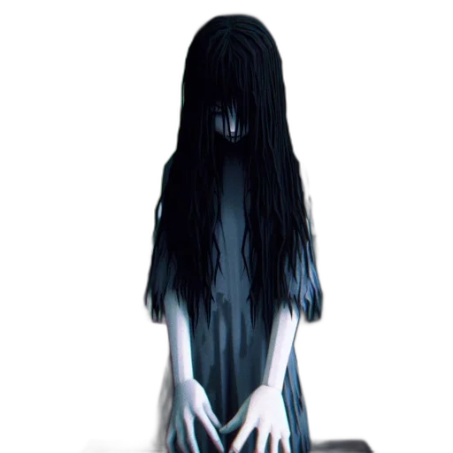 creature, hair, dress, mask transparent PNG cut-out
