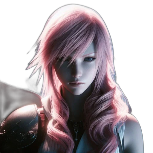 face, concept art, cyberpunk, comic book art transparent PNG cut-out