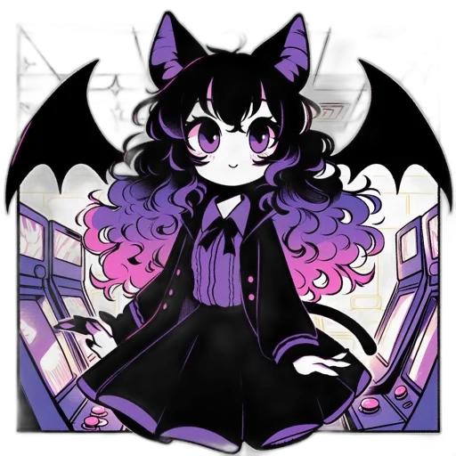 staff, creature, anime, pixel art transparent PNG cut-out