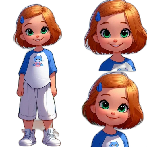 face, concept art, 3d render, cartoon transparent PNG cut-out