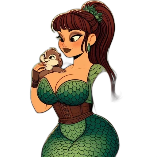 dress, fantasy art, concept art, cartoon transparent PNG cut-out