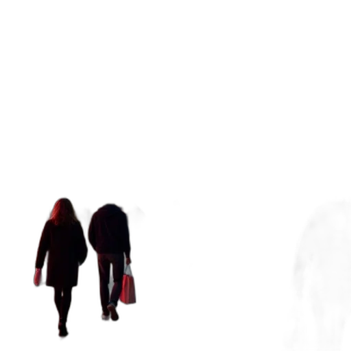 jacket, mask, umbrella, creature transparent PNG cut-out