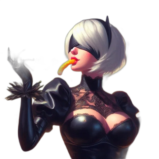 dress, mask, weapon, staff transparent PNG cut-out