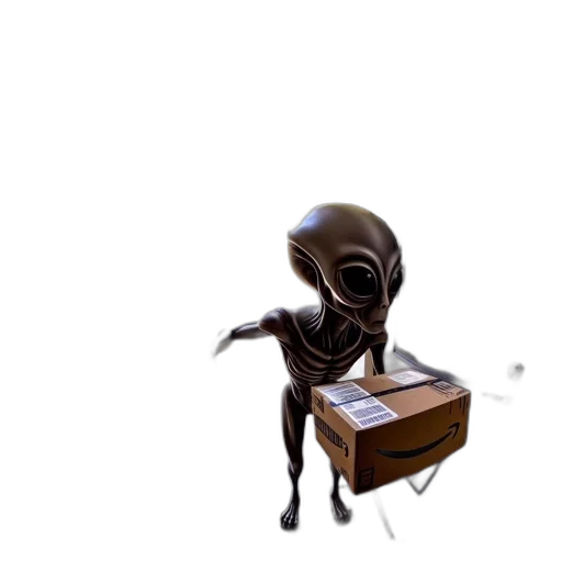 creature, robot, animal, staff transparent PNG cut-out