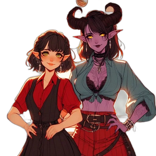 concept art, fantasy art, pixel art, anime transparent PNG cut-out