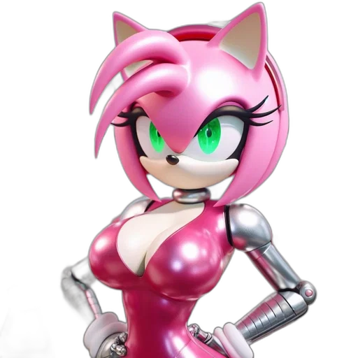 robot, dress, 3d render, concept art transparent PNG cut-out
