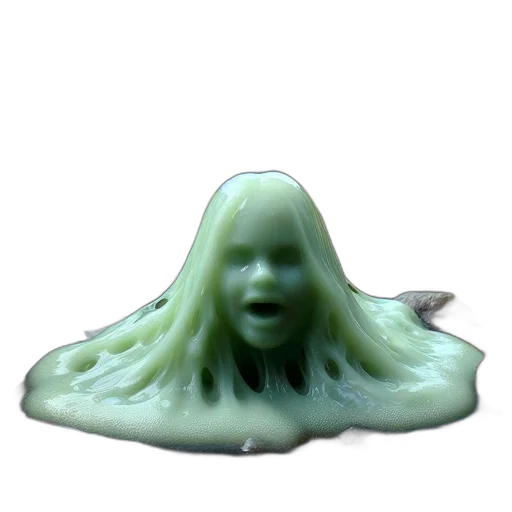 creature, hair, mask, face transparent PNG cut-out