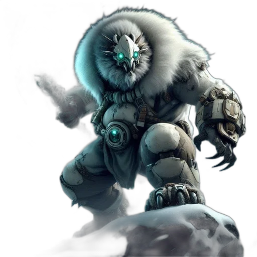 creature, animal, robot, concept art transparent PNG cut-out