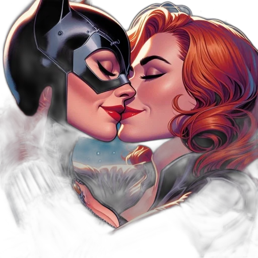 comic book art, concept art, photorealistic, two transparent PNG cut-out