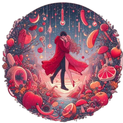 umbrella, jacket, fantasy art, concept art transparent PNG cut-out