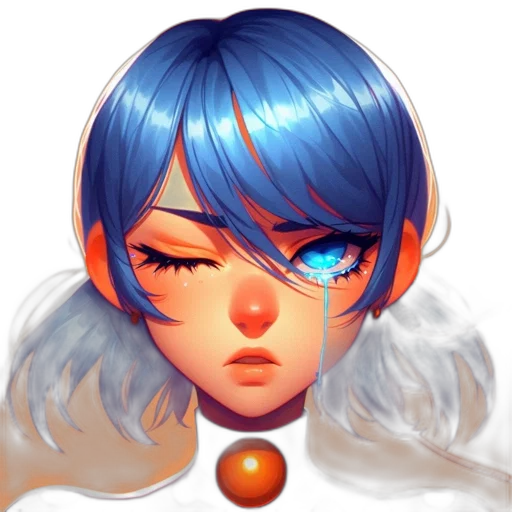 face, crown, mask, fantasy art transparent PNG cut-out