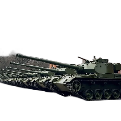 weapon, animal, car, 3d render transparent PNG cut-out