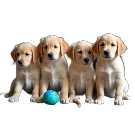 staff, animal, photorealistic, 3d render transparent PNG cut-out