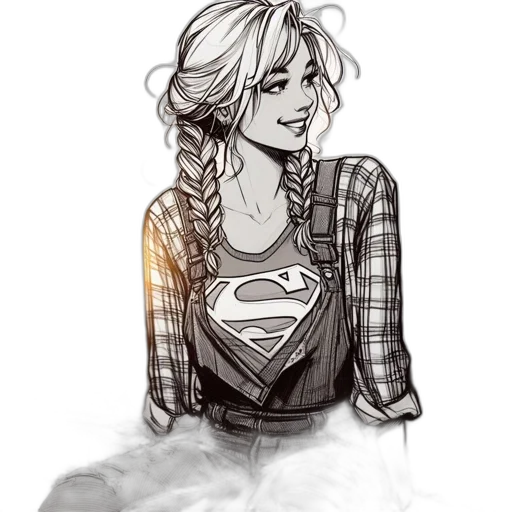 dress, comic book art, concept art, cartoon transparent PNG cut-out