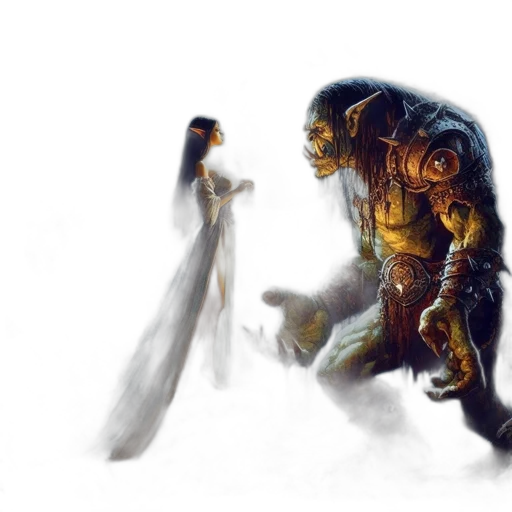 creature, concept art, fantasy art, comic book art transparent PNG cut-out