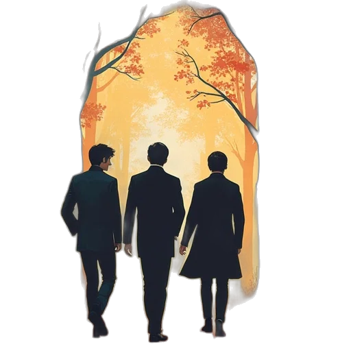 jacket, umbrella, tree, concept art transparent PNG cut-out