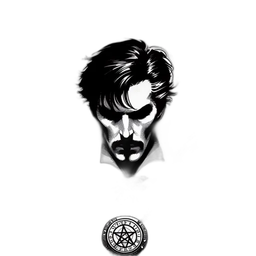 mask, face, comic book art, pixel art transparent PNG cut-out