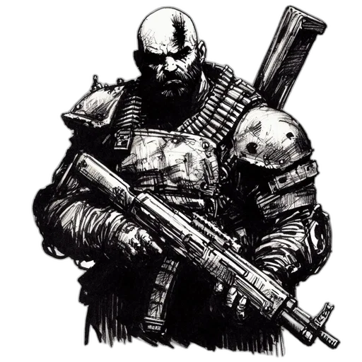 weapon, concept art, comic book art, fantasy art transparent PNG cut-out