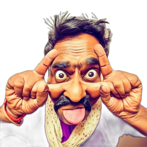 face, staff, mask, cartoon transparent PNG cut-out