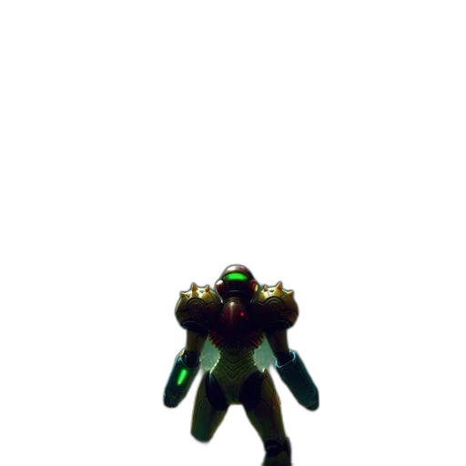 robot, creature, weapon, staff transparent PNG cut-out