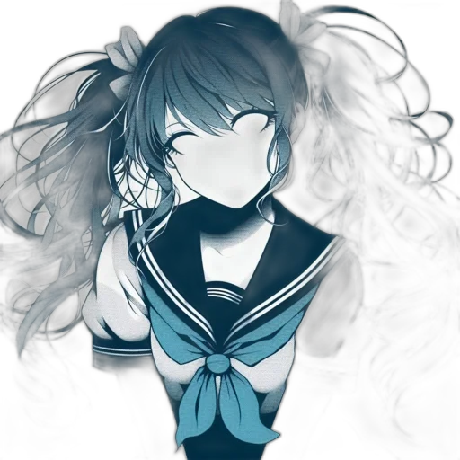 mask, face, hair, weapon transparent PNG cut-out