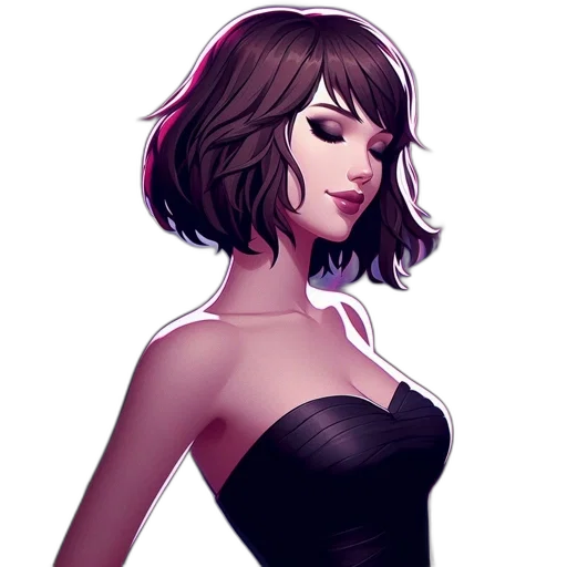 dress, face, fantasy art, concept art transparent PNG cut-out