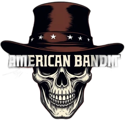 hat, american, bandit, logo transparent PNG cut-out