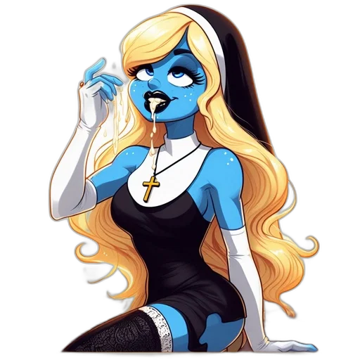 dress, robot, mask, comic book art transparent PNG cut-out