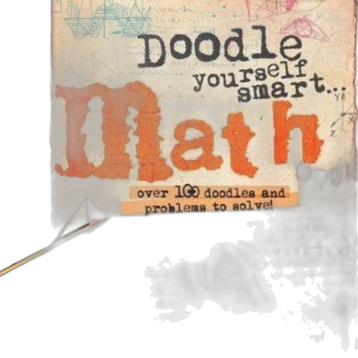 book, cover, titled, doodle transparent PNG cut-out