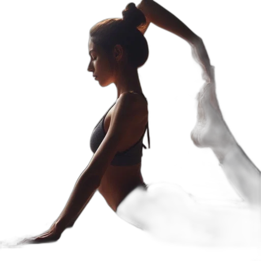 dress, staff, hair, mask transparent PNG cut-out