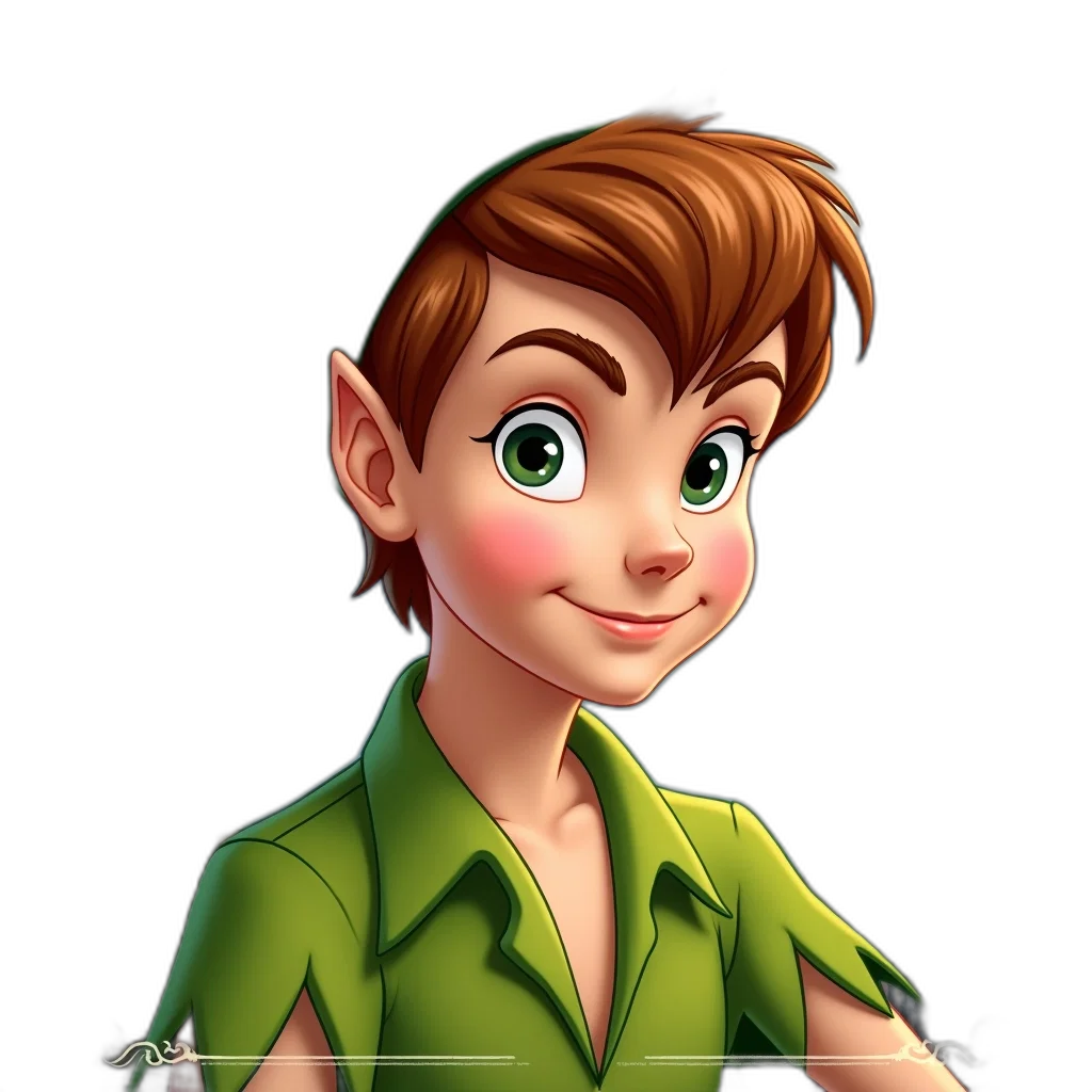 staff, face, 3d render, cartoon transparent PNG cut-out