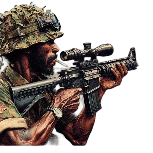 weapon, concept art, comic book art, photorealistic transparent PNG cut-out