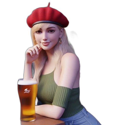 hat, dress, jacket, pixel art transparent PNG cut-out