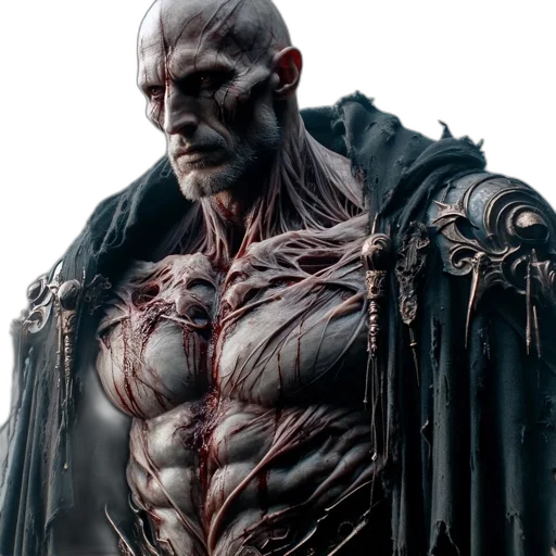 creature, concept art, comic book art, cyberpunk transparent PNG cut-out