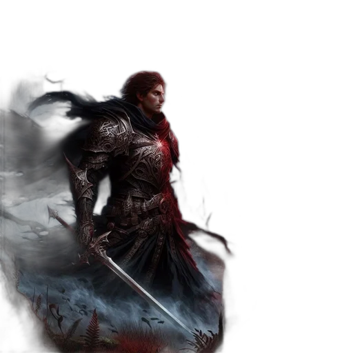 sword, weapon, concept art, fantasy art transparent PNG cut-out
