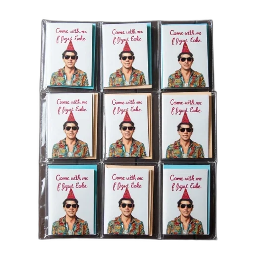 collection, nine, identical, greeting transparent PNG cut-out