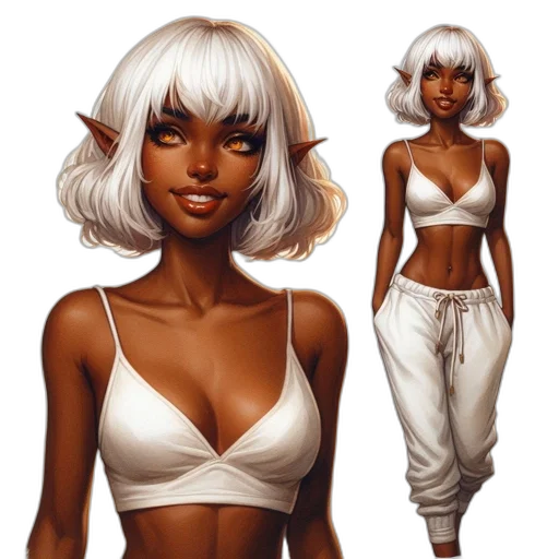 concept art, fantasy art, comic book art, anime transparent PNG cut-out