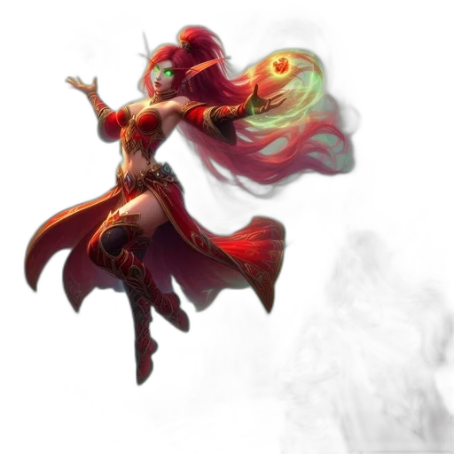 staff, dragon, fantasy art, concept art transparent PNG cut-out