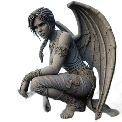 dragon, fantasy art, concept art, 3d render transparent PNG cut-out