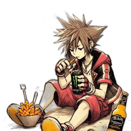 food, concept art, comic book art, anime transparent PNG cut-out