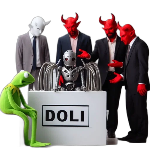 concept art, five, people, unique transparent PNG cut-out