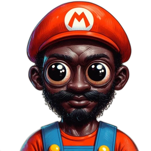 face, pixel art, concept art, cartoon transparent PNG cut-out