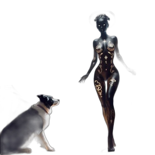 dress, creature, animal, robot transparent PNG cut-out