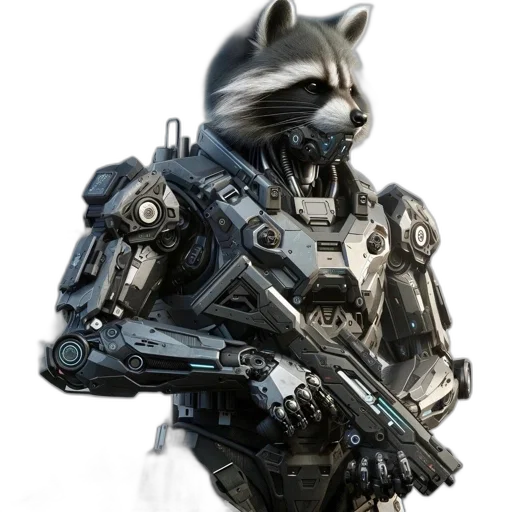 robot, animal, weapon, creature transparent PNG cut-out