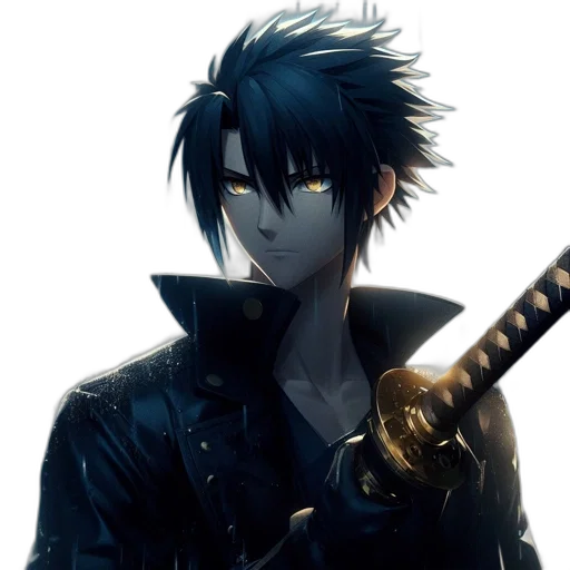 jacket, mask, anime, concept art transparent PNG cut-out