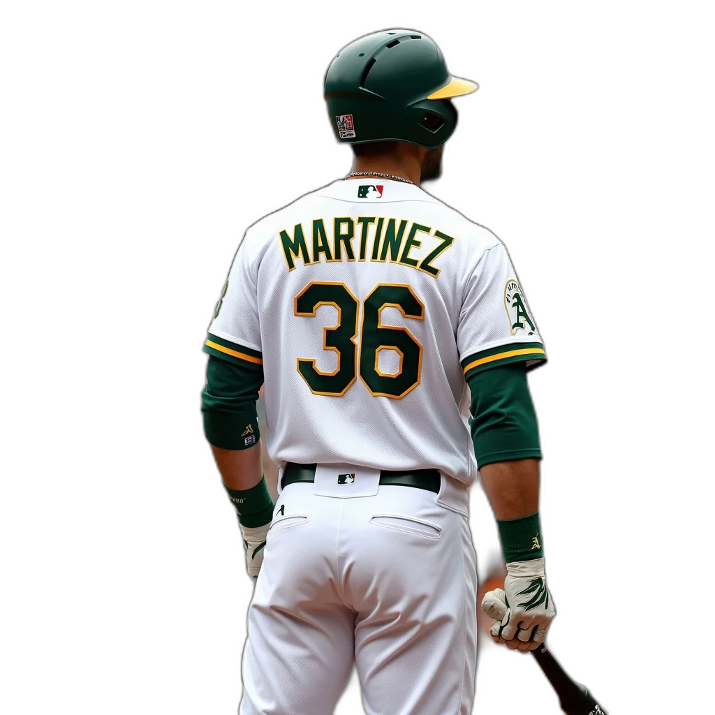 baseball, player, white, green transparent PNG cut-out