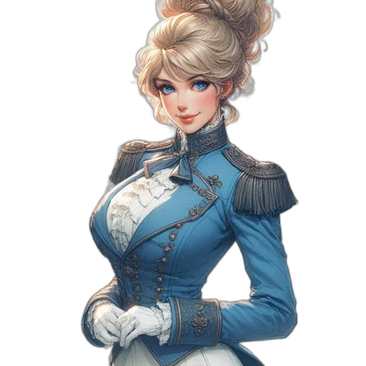 staff, crown, dress, face transparent PNG cut-out