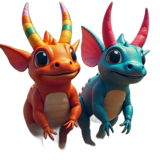 dragon, 3d render, concept art, fantasy art transparent PNG cut-out